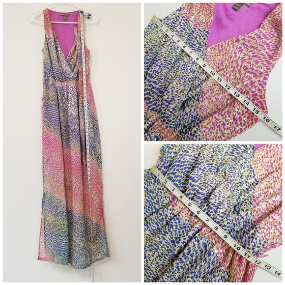 Anthropologie Charlie Jade Charlotte Metallic Maxi - Picture 6 of 8